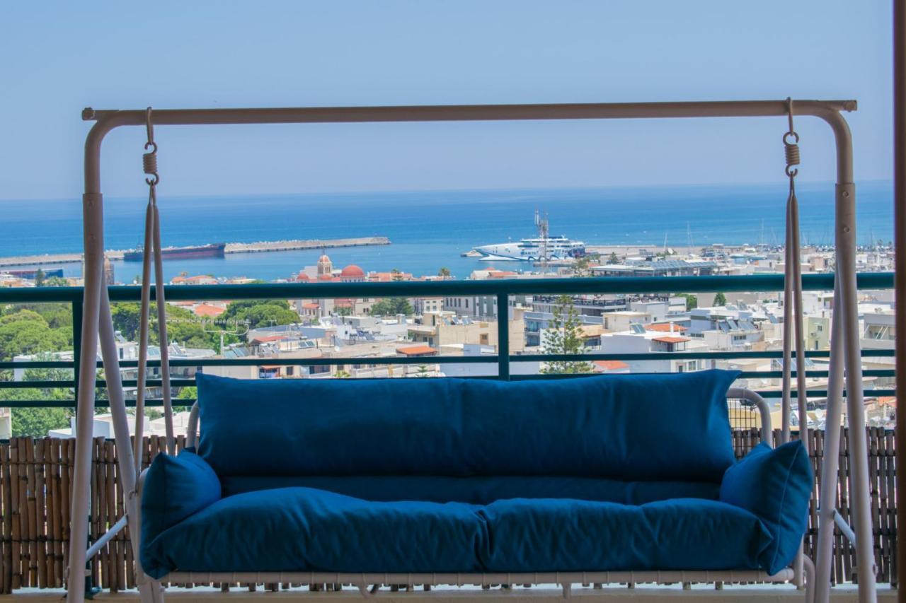 Rooftop With Sea View In Central Rethymno المظهر الخارجي الصورة