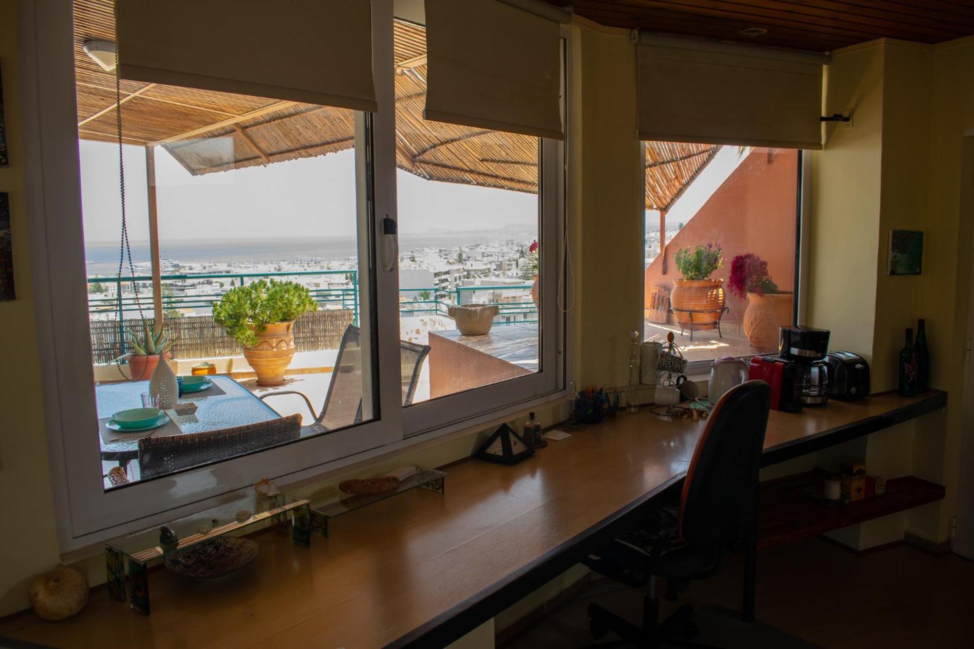 Rooftop With Sea View In Central Rethymno المظهر الخارجي الصورة